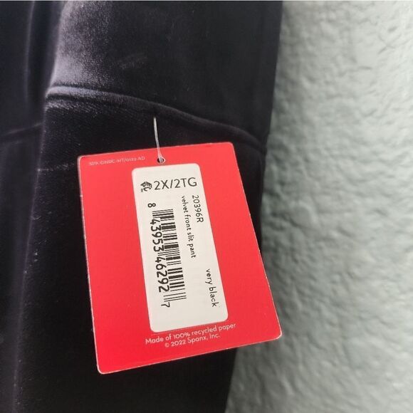 SPANX Velvet Split Hem Wide Leg Pant new with tags  2xT - Picture 7 of 15